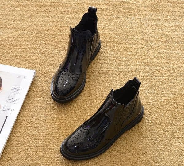 image-New European And American Winter Flat Heel Short Boots