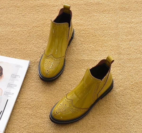 image-New European And American Winter Flat Heel Short Boots