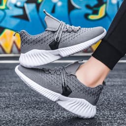 image-Men's Black Sports Men's Casual Canvas Shoes