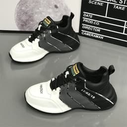image-New Leather Comfortable Thick Soled Lace Up Fashion Shoes