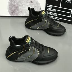 image-New Leather Comfortable Thick Soled Lace Up Fashion Shoes