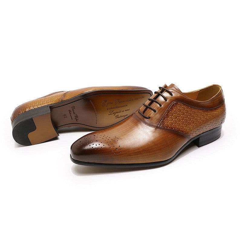 image-Fashionable And Personalized High-end Men's Oxford Shoes
