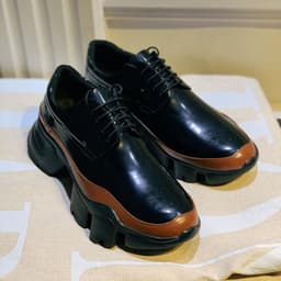 image-Men's Handmade High Light Casual Shoes