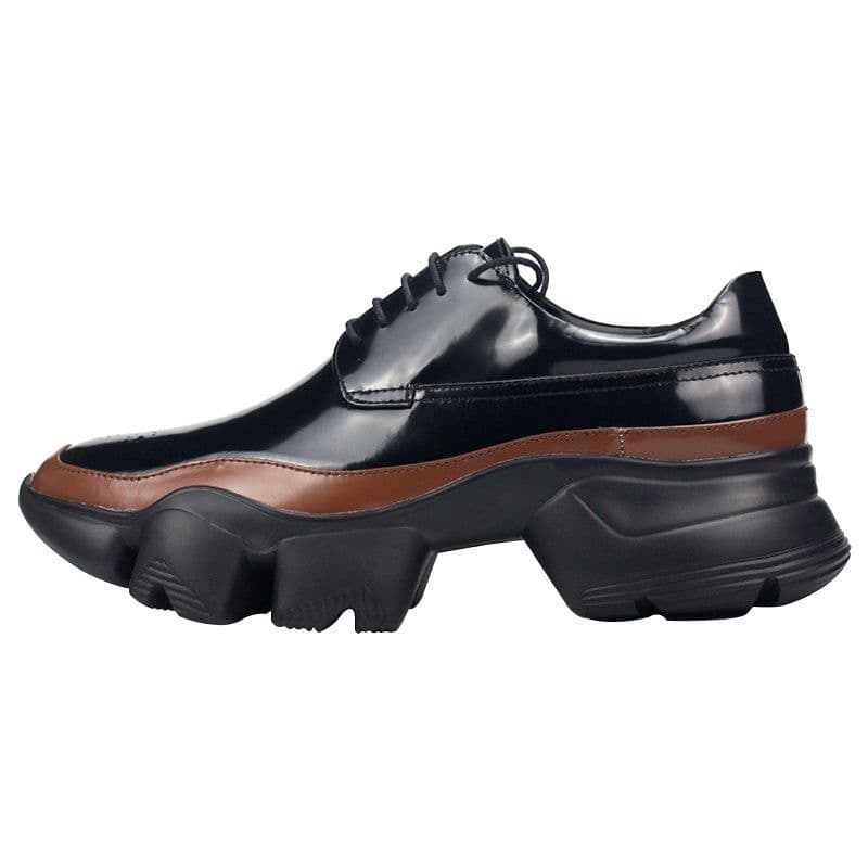 image-Men's Handmade High Light Casual Shoes