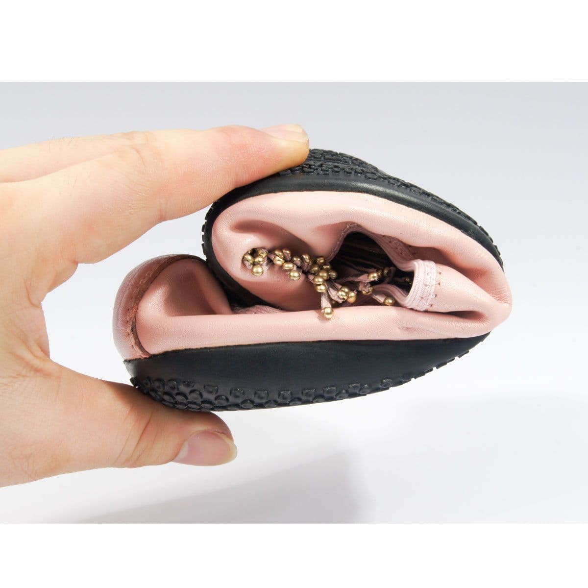 image-Leather Round Head Tassel Mother Shoes