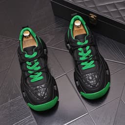 image-New Men's Daily Casual Warm Plush Color Blocking Shoes