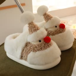 image-Household Thick Soled Lovers' Winter Slippers
