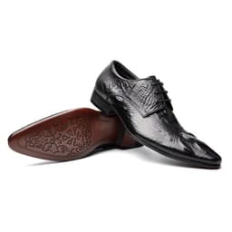 image-Hairdresser Men's Dress Handmade Leather Shoes