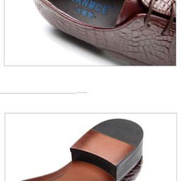 image-Hairdresser Men's Dress Handmade Leather Shoes