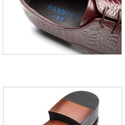 image-Hairdresser Men's Dress Handmade Leather Shoes