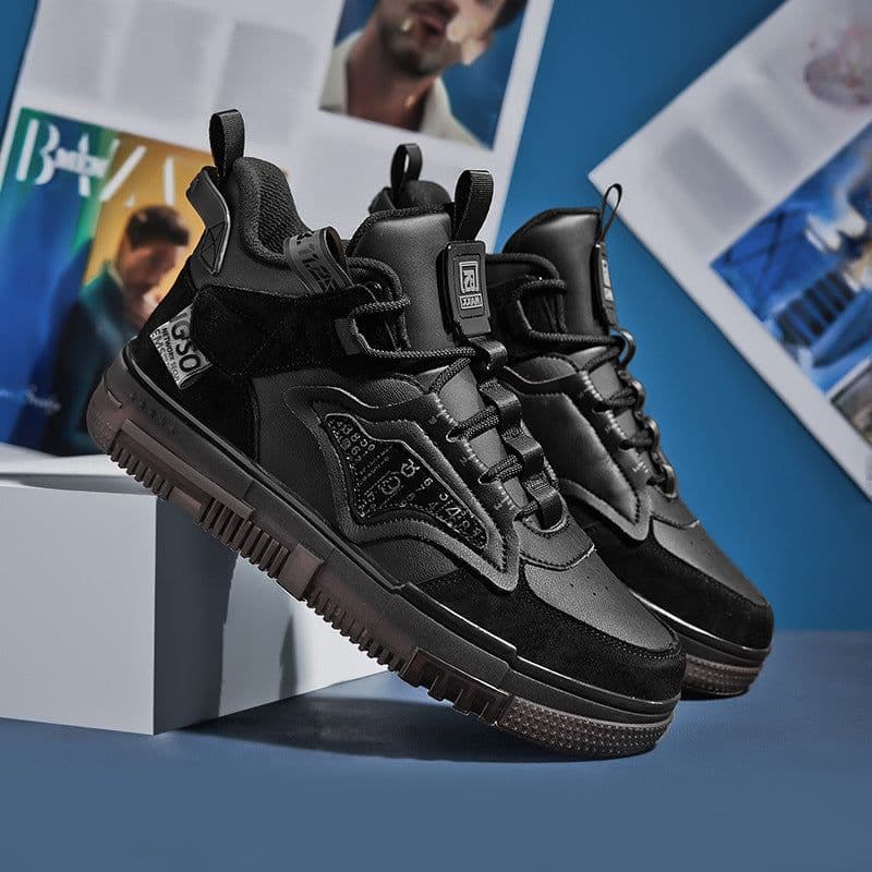 image-Autumn Men's Loafers High Tops Breathable