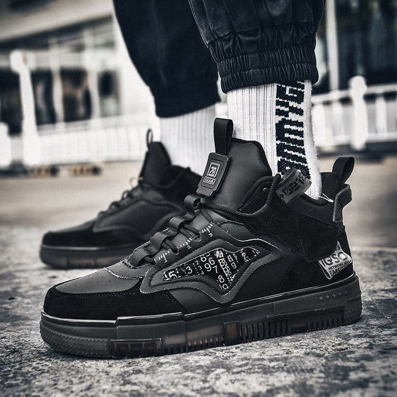 image-Autumn Men's Loafers High Tops Breathable