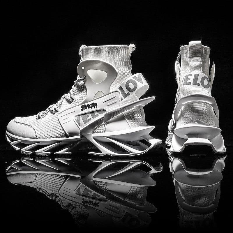 image-Men's Shock-absorbing Running Autumn Breathable Thick Bottom Soft Bottom Sneakers