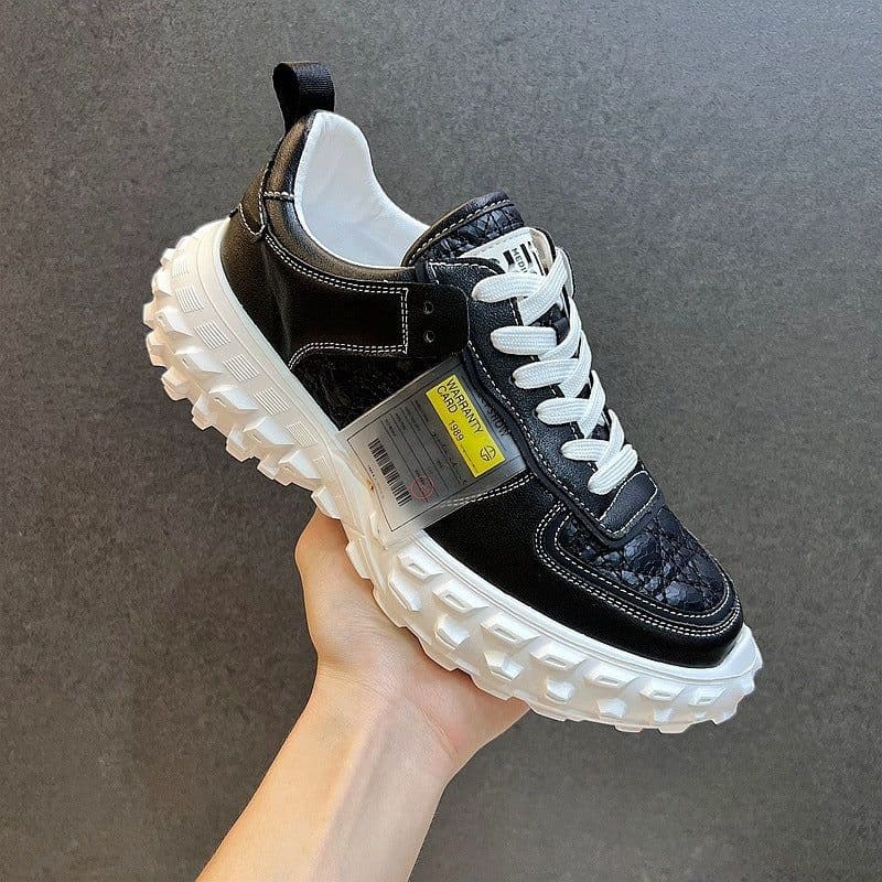 image-Netflix Super Hot Men's White Casual Trendy Versatile Board Shoes