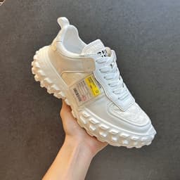 image-Netflix Super Hot Men's White Casual Trendy Versatile Board Shoes