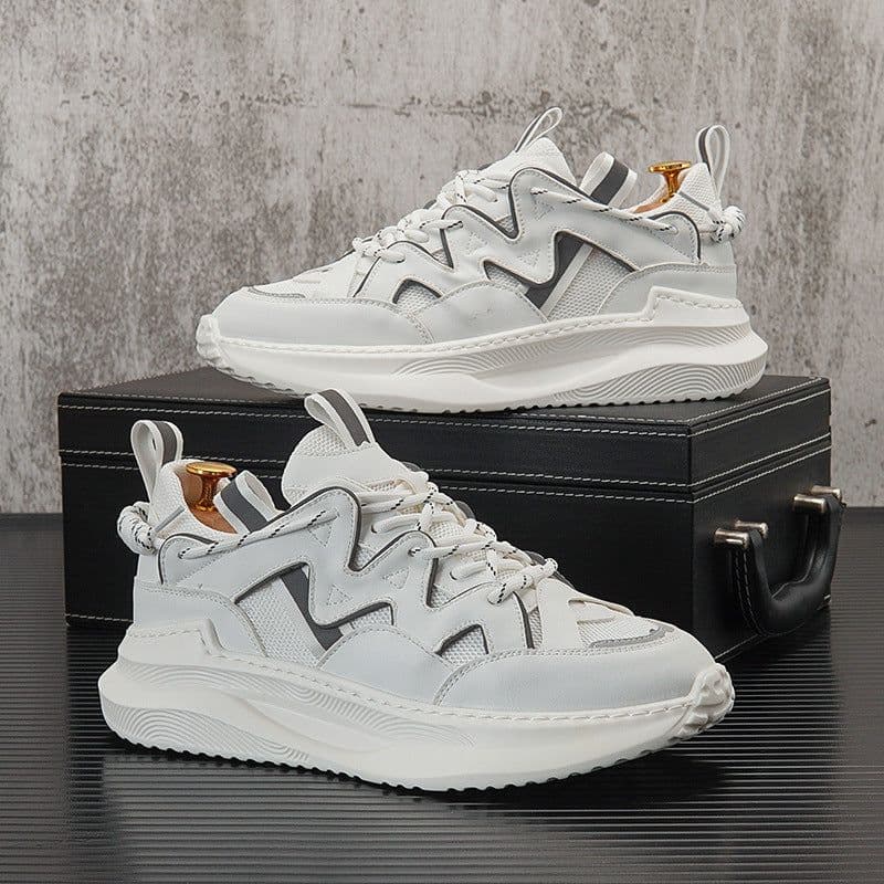 image-Men's Sports Casual Small White Shoes