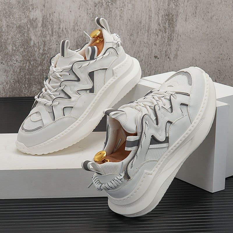 image-Men's Sports Casual Small White Shoes