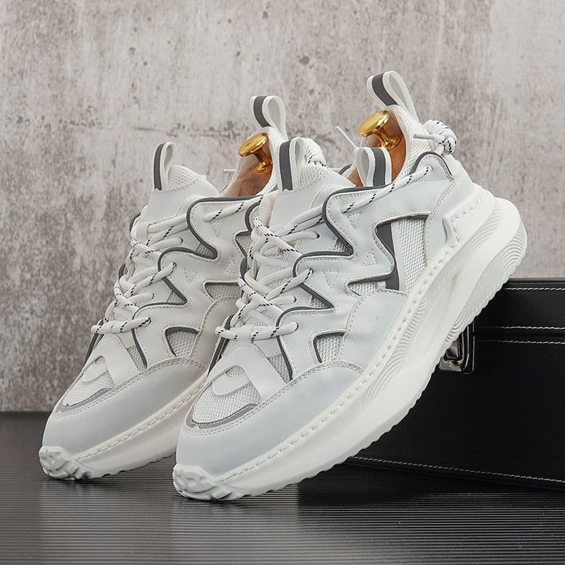 image-Men's Sports Casual Small White Shoes