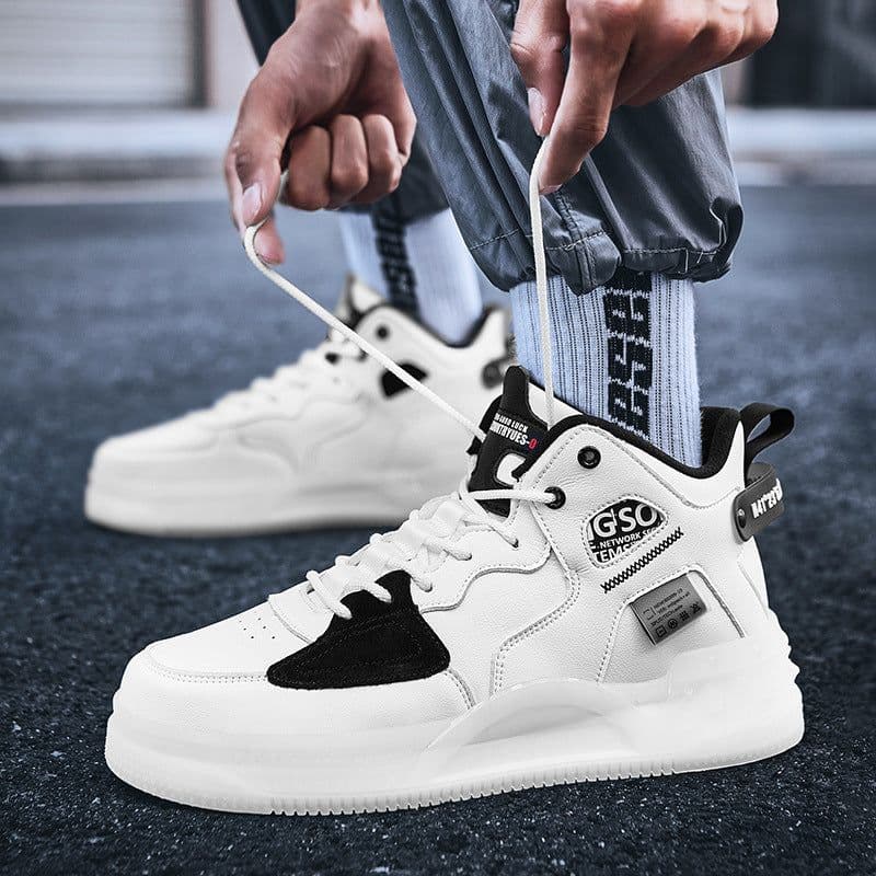image-Men's Shoes Trendy Students National Tide Wind Board Shoes