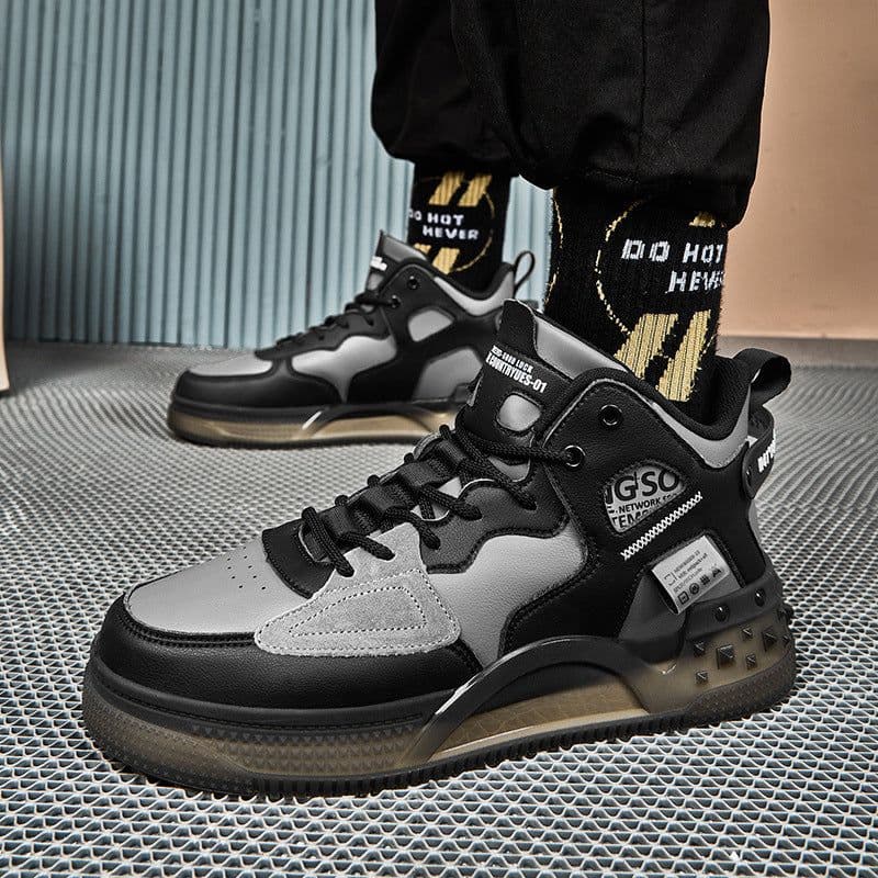 image-Men's Shoes Trendy Students National Tide Wind Board Shoes