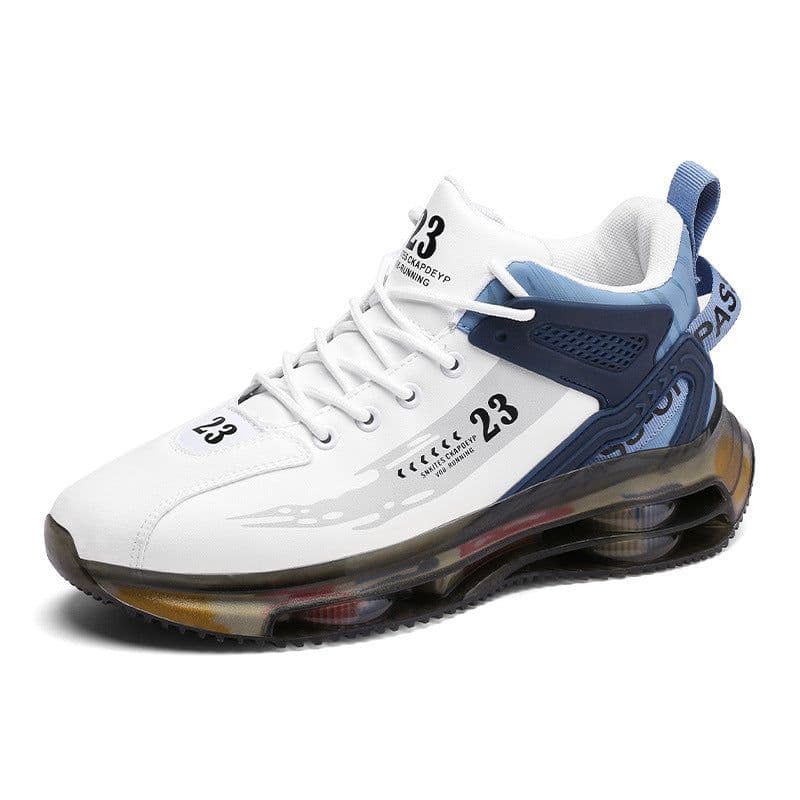 image-Men Sneakers Running Boots Fashion Outdoor Jogging Sports Shoes Mesh Breathable Cushioning Black Basket Footwear Male Big Size