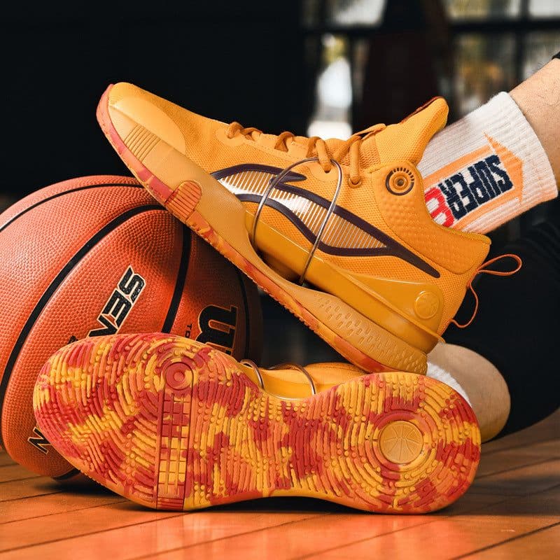 image-Solid Basketball Shoes Men's And Women's Couple Casual