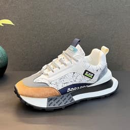 image-Men's New Korean Fashion Sneakers