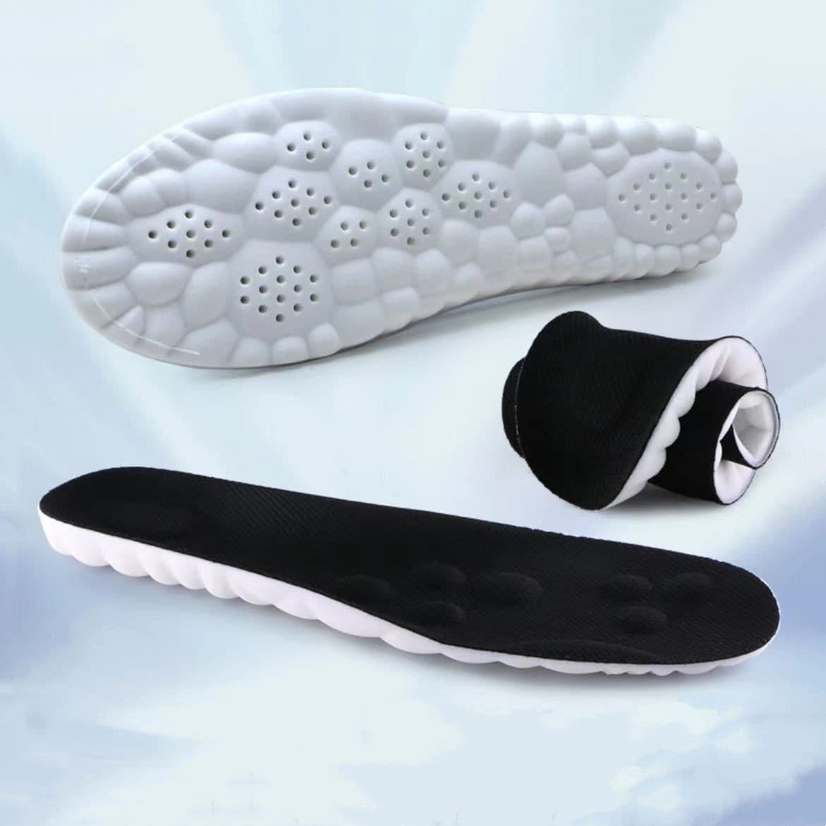 image-4D Cushioning Insole Soft Long Standing No Fatigue Pain Prevention Thickening