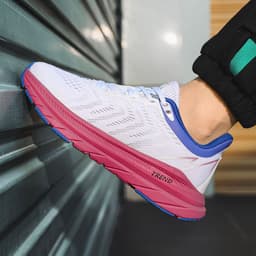 image-Cushioned Rebound Grip Breathable Lightweight Elastic Mesh Soft Soled Running Shoes