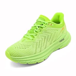 image-Cushioned Rebound Grip Breathable Lightweight Elastic Mesh Soft Soled Running Shoes