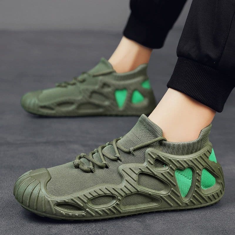 image-Fashion Men's Breathable Flying Socks Shoes