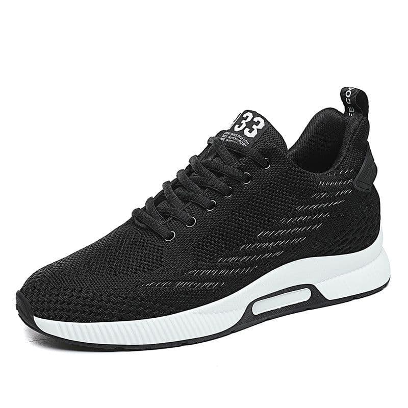 image-Summer Low-top Lace-up Breathable Leisure Sports Flying Woven Shoes
