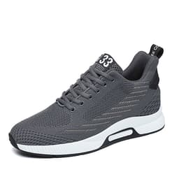 image-Summer Low-top Lace-up Breathable Leisure Sports Flying Woven Shoes