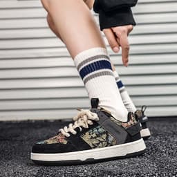 image-Secret Forest Oil Painting Version Trend Everything Sports Casual Board Shoes