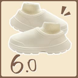 image-Women's Fashionable Waterproof Cotton Slippers
