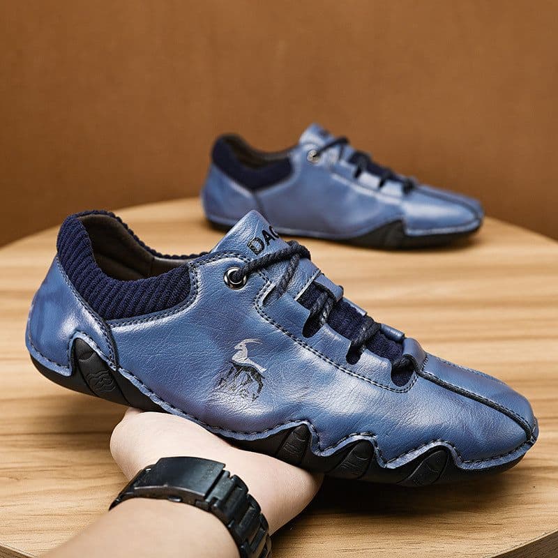 image-High Quality Men Sneakers Fashion Lace-up Flats Shoes