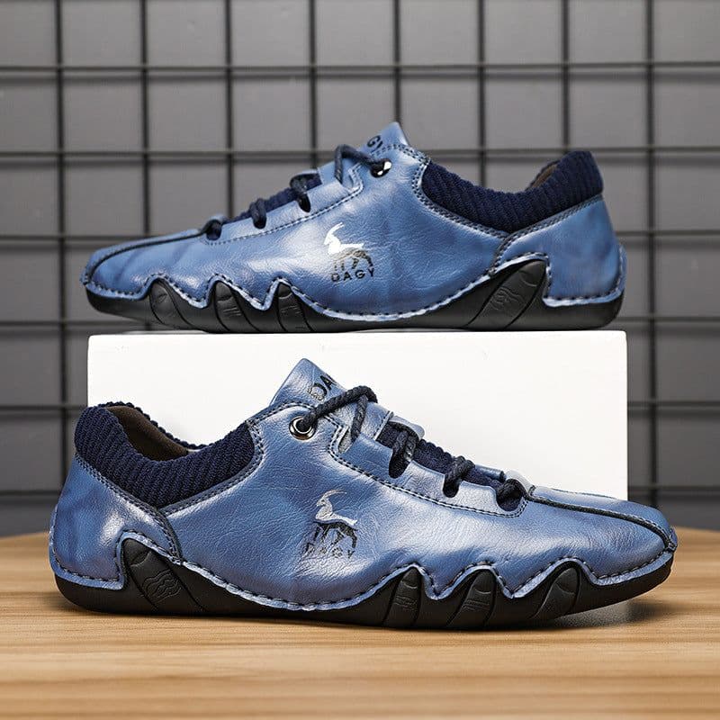 image-High Quality Men Sneakers Fashion Lace-up Flats Shoes