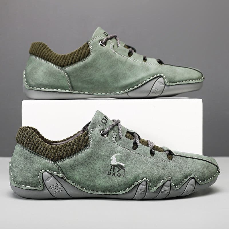 image-High Quality Men Sneakers Fashion Lace-up Flats Shoes