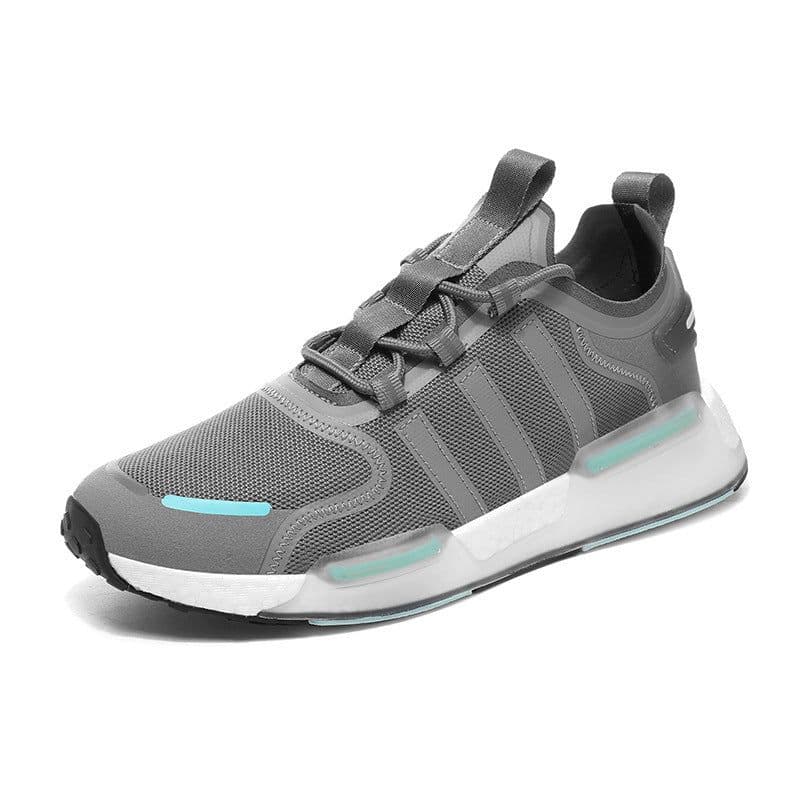 image-Real Popcorn Bottom Autumn Tide Flying Woven Dad Shoes Student Sports Running Casual Shoes