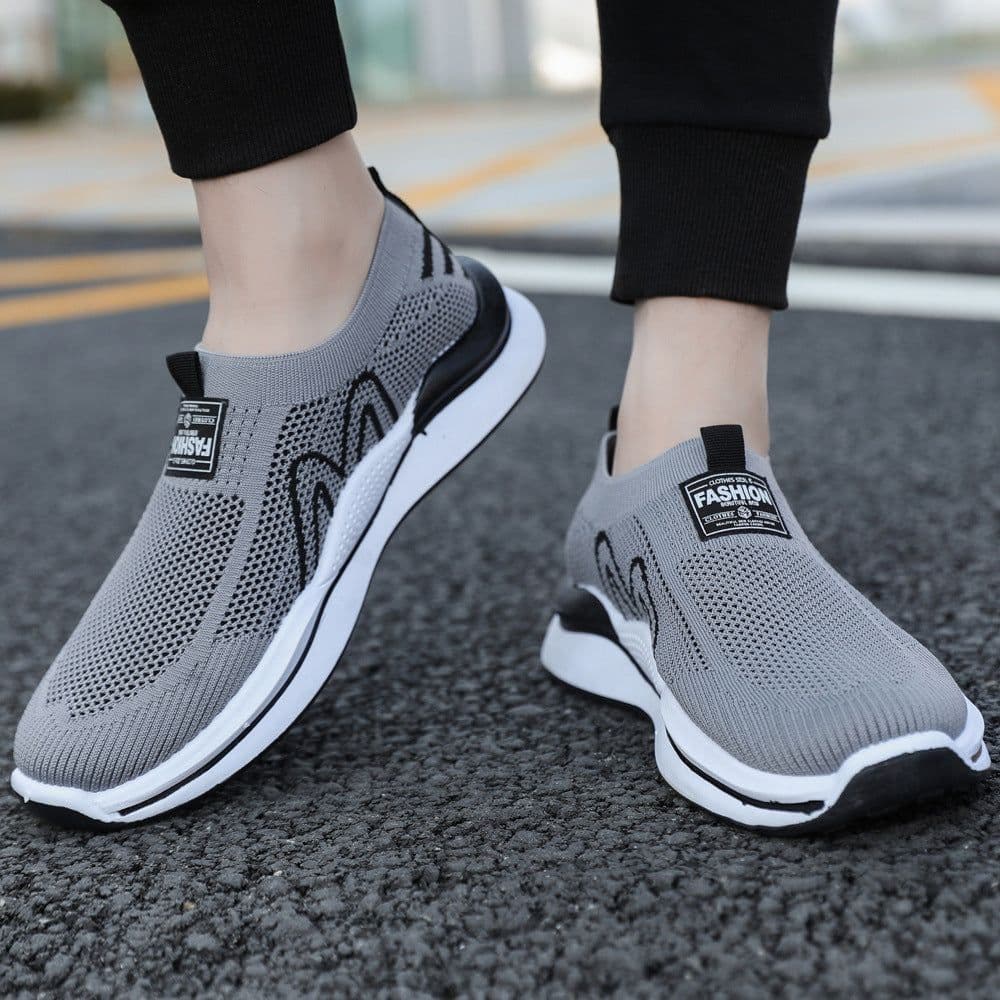 image-Men's Fashionable Shallow Running Shoes