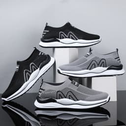 image-Men's Fashionable Shallow Running Shoes