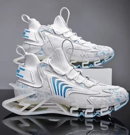 image-Cool Men Running Sneakers Mesh Breathable Sports Shoes Fashion Anti-Skid Walking Footwear Shoes