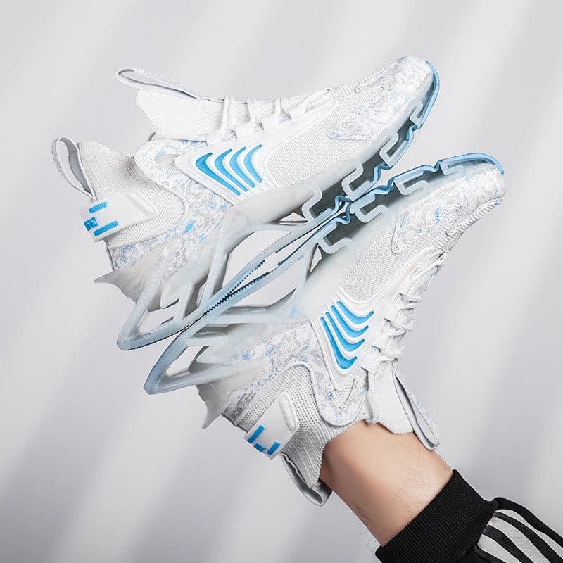 image-Cool Men Running Sneakers Mesh Breathable Sports Shoes Fashion Anti-Skid Walking Footwear Shoes