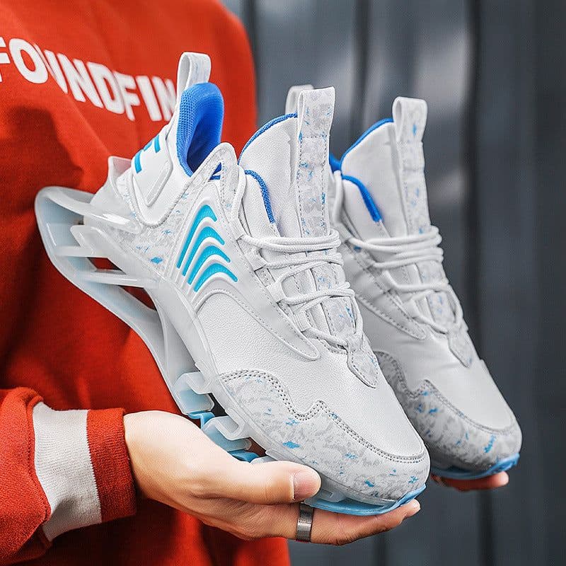 image-Cool Men Running Sneakers Mesh Breathable Sports Shoes Fashion Anti-Skid Walking Footwear Shoes