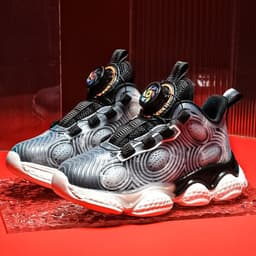 image-Children's Rotary Button Sports Casual Shoes