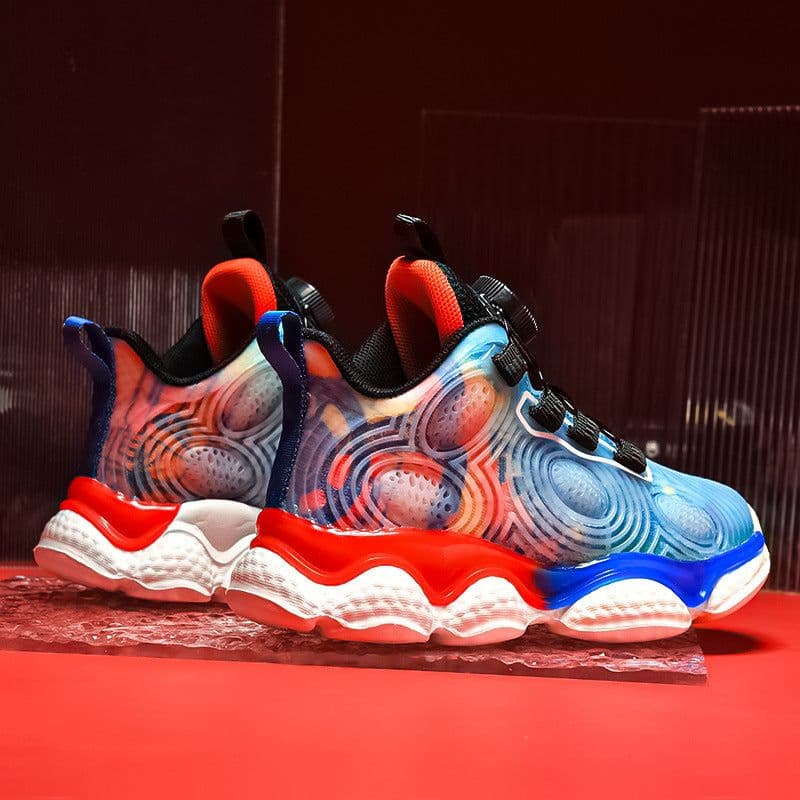 image-Children's Rotary Button Sports Casual Shoes