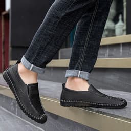 image-Breathable And Lightweight Outdoor Hiking Hollow Out Men's Shoes Handmade Large Casual Shoes