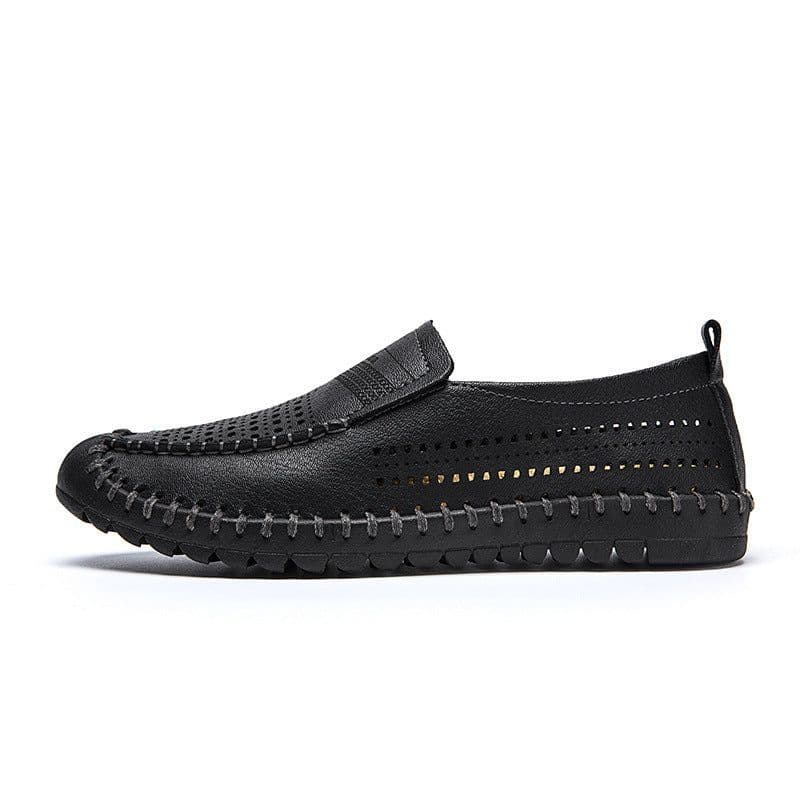image-Breathable And Lightweight Outdoor Hiking Hollow Out Men's Shoes Handmade Large Casual Shoes