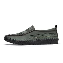 image-Breathable And Lightweight Outdoor Hiking Hollow Out Men's Shoes Handmade Large Casual Shoes