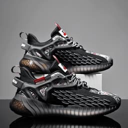 image-Men's Sports And Leisure Mesh Surface Breathable Shoes
